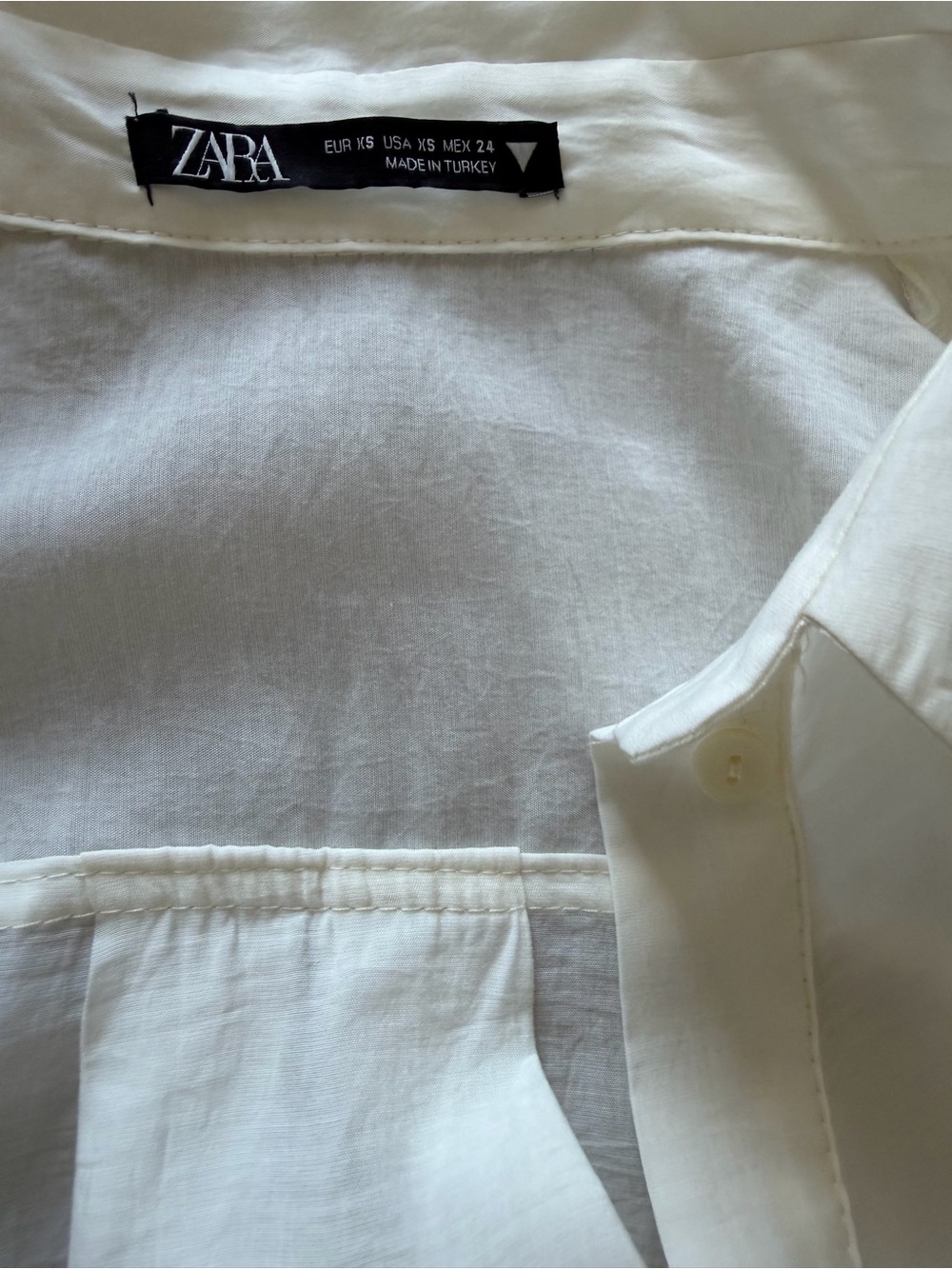 Zara Tie-Waist Maxi Shirt Dress - Picture 4 of 5